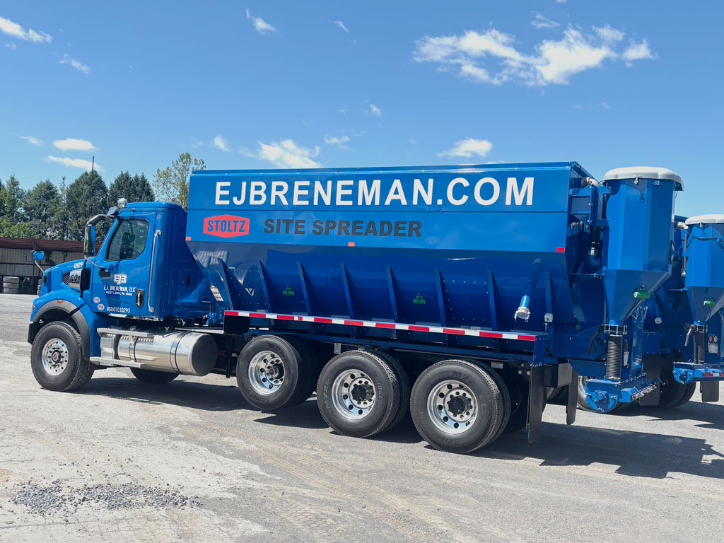 EJ Brenemand Site Spreader Truck