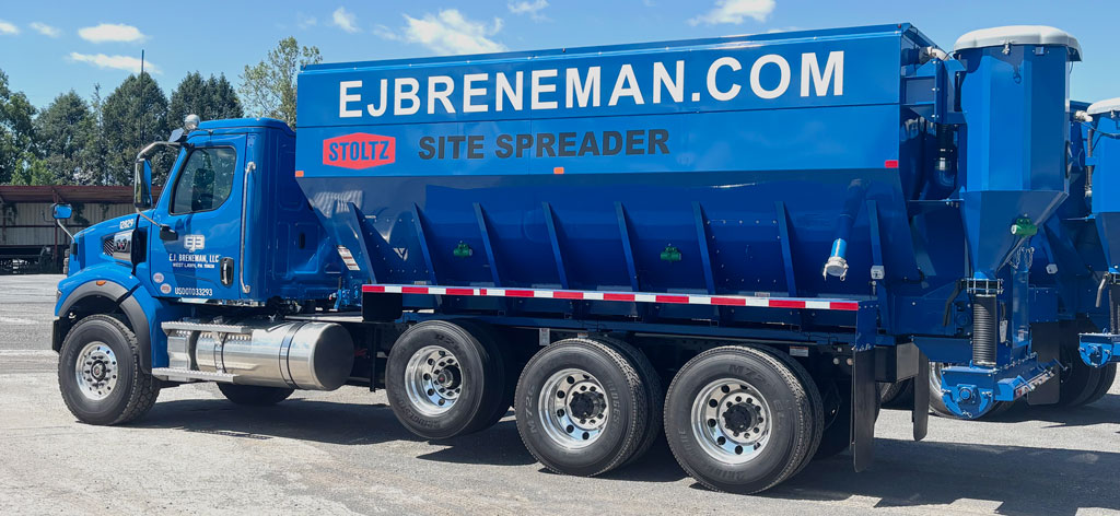 EJ Brenemand Site Spreader Truck EJ Brenemand Site Spreader Truck
